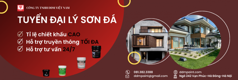 DDM tuyển đại lý sơn đá trên toàn quốc