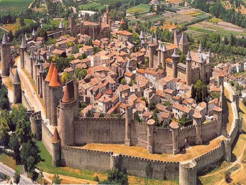 Thiết kế lâu đài Carcassonne - Pháp