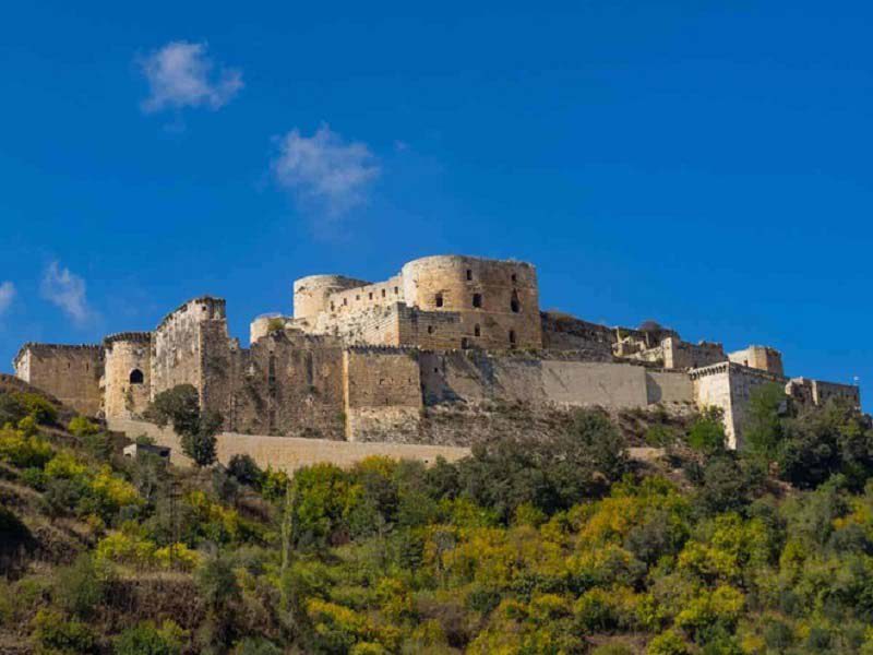 Thiết kế lâu đài Krak des Chevaliers - Syria
