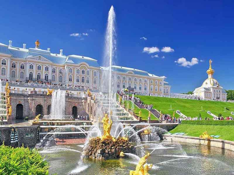 Thiết kế lâu đài Peterhof - Nga