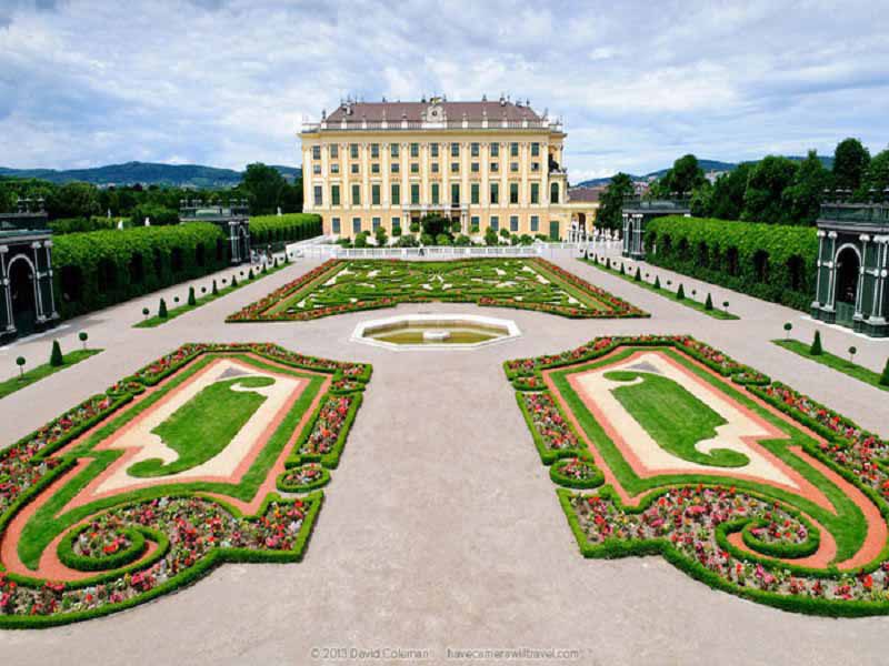 Thiết kế lâu đài Schönbrunn - Áo